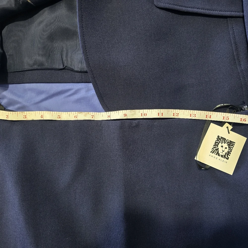 Anne Klein Women's Navy Pantsuit - Picture 5 of 11